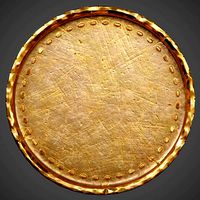 Old Coin with Empty Space - PBR Game-Ready