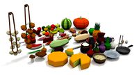 LowPoly Food Pack