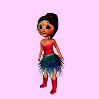 3d Girl model