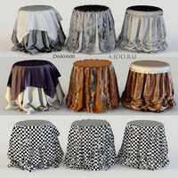 drapery standing buffet table