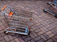 Low Poly PBR Shopping Trolley
