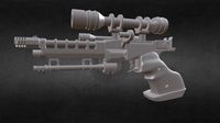S-5 Naboo heavy blaster from STAR WARS | 3D