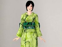 Rina in Kimono pose 01
