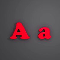 Letters alphabet 02