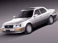 Lexus LS 400 1989 to 1994 3D Model