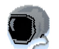 Space helmet perler beads