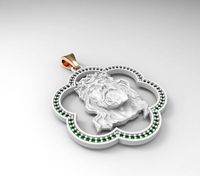 dije jesus- cristo con engaste | 3D