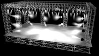 Concert Stage 3D Model