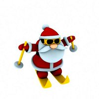 New cool Santa Claus for beautiful 3d print 04