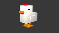 Cute Low Poly Chicken