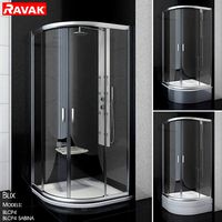 Semicircular shower enclosures Ravak Blix