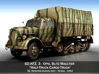 Opel Blitz Maultier - Half-Truck - 36 Infantry-Division