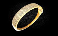 CLASSIC 18K YELLOW GOLD AND BANGLE BRACELET 3D print model | 3D