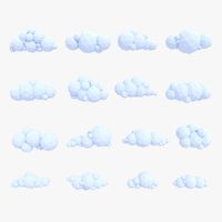 LowPoly Clouds Pack