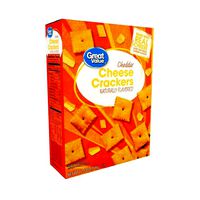 Great Value Cheddar Cheese Crackers 12 oz