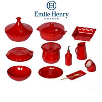 Set of ceramic dishes by Emile Henry