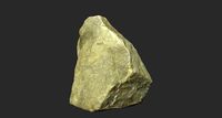 Mountain rock low poly