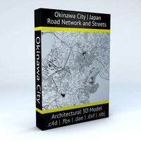 Okinawa City Road Network and Streets