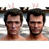 3d model Clint Eastwood head