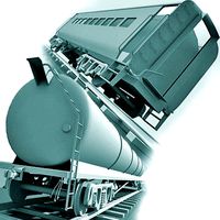 Detailed Set of 2 Train Cars