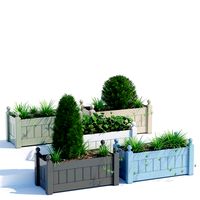Timber trough planter