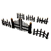 Fence Set 01 - Low Poly Hand Painted