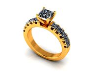 Wedding Ring R44 | 3D