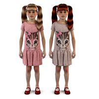 Girl dress t shirt skirt Baby clothes