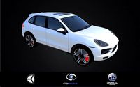 Porsche Cayenne DAE FBX OBJ 3D Printable STL