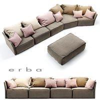 Modular sofa Indipendent Erba