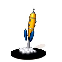 Spaceship cartoon 02
