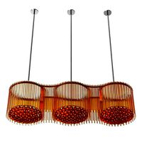 Custom made glass pendant fixture