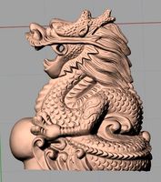 Animal Sculpture Model Zodiac Dragon A140