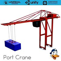 Port container crane