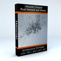 Helsinki Area Road Network and Streets