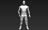 Dwayne The Rock Johnson Fast and Furious 3D printing ready  | 3D