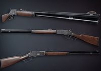Lowpoly PBR Winchester 1873