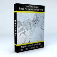 Brasilia Road Network and Streets