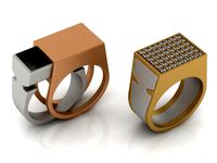 Secret Compartment Ring 2 in 1 | 3D