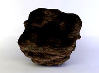 Large round rock