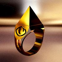 Mystical Pyramid Ring | 3D