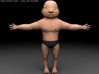 Tiny Man 3D Model
