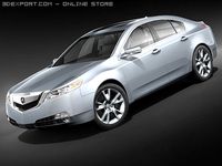 Acura TL 2009 3D Model