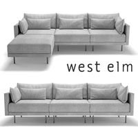 West Elm Halsey Sectional Sofa