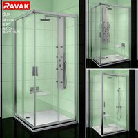 Corner shower cabins Ravak Blix
