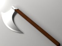 Sickle Axe 3D Model