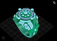 Ring 3D print model super gam ring | 3D