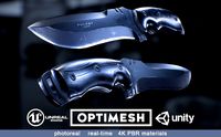 Survival Knife - PBR 3D model