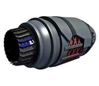 Metalic Rocket Engine Stardrive SCFI UFO