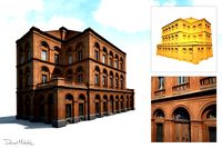Building Facade 184 Low Poly